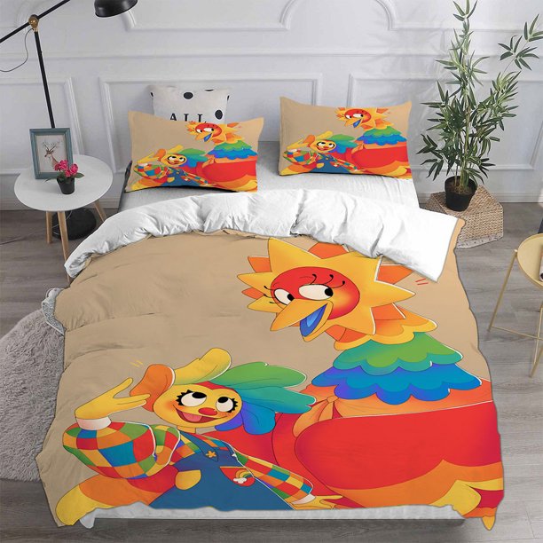 v2955 Bed Sheets Welcome Home Wally Bedding Sets Comforter Quilt Bed Cover Duvet Cover Pillow Case - Pieces Bedroom Decoration Home Supplies 3-Piece Bedding Set (1 Duvet Cover + 2 Pillow Shams) Bed Sh