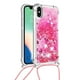 thumbnail image 5 of Funda FOXDOCK para iPhone X/Xs con Cuerda Ajustable, Brillo Líquido, Protección Antigolpes y Lente – Ideal para Regalo, 5 of 6