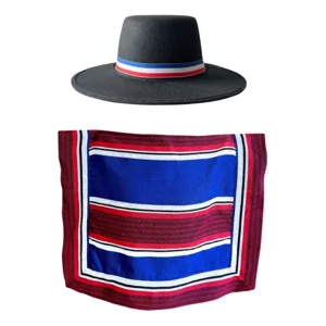 Genérico - Manta Poncho + Sombrero Huaso