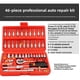 thumbnail image 4 of Juego Caja Set Dados Con Chicharra 1/4 46 Pcs Kit Maletin Herramientas Mecanicas Puntas Atornillador Llaves Allen Extensiones Profesionales FIGOIMPORT, 4 of 8
