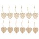 thumbnail image 1 of 12pcs Rebanadas De Madera De Navidad Colgantes Surtidos Navidad Bricolaje Bricolaje Ornamentos Amor Corazón Corazón, 1 of 5