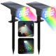 thumbnail image 1 of Luces Solares Chasikeo para Exterior Impermeables RGB LED, 1 of 9