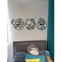 Genérico - Cuadro Decorativo Mario En Madera Mdf 3Mm