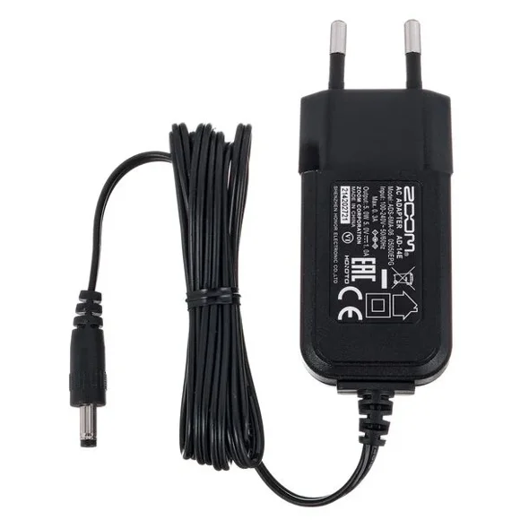 Zoom AD-14E Adaptador Corriente 5V 1A Compatible Con H4n, H4n Pro, R16, R24