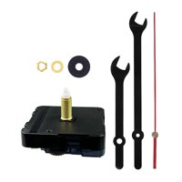 Bothyi - Mecanismo De Movimiento De Reloj De Pared, Kit De Par Alto Para Piezas De Repuesto Diy, Eje De 31Mm, Negro Y Rojo