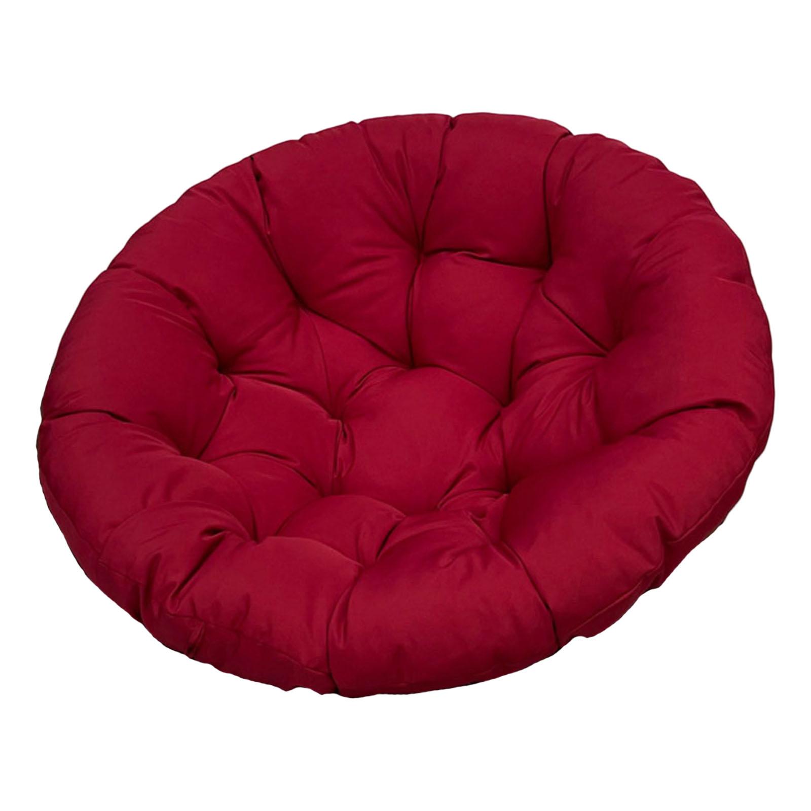 Magideal - Cojín Colgante Para Silla De Mimbre, Cojín Para Asiento, Cojín Redondo De 40Cm Para Suelo, Cojín Para Silla Tipo Huevo Para Interior, Exterior, Oficin