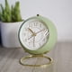 thumbnail image 5 of Reloj de metal de estilo europeo, ingenioso, silencioso, redondo, electrónico, de cuarzo, para niños, para sala de estar y dormitorio, verde claro., 5 of 5