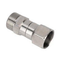 Ioensy - Adaptador De Manguera Para Hidrolavadora De 3/8 Pulgadas Npt De Acero Inoxidable Adaptador Giratorio M22 M22 De 15 Mm