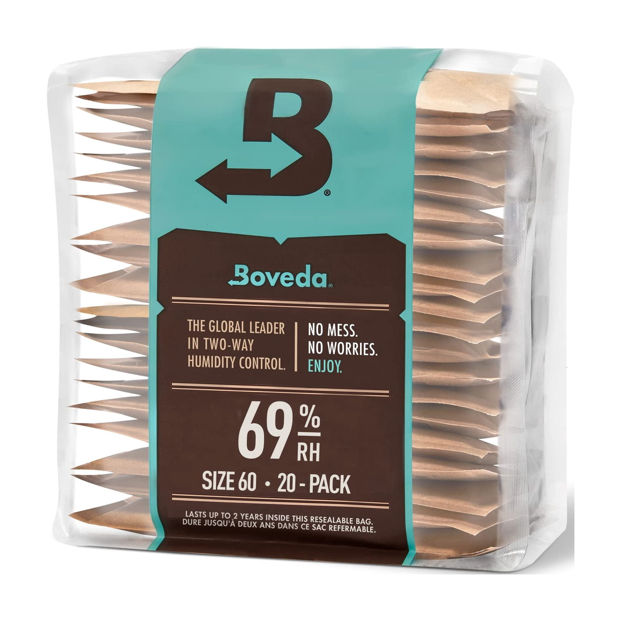 Paquetes De Control De Humedad Boveda 69% Para Plástico Y Madera