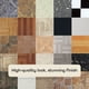 thumbnail image 5 of Baldosas de vinilo Achim Sterling autoadhesivas de 30 x 30 cm, color negro, 5 of 7