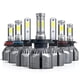 thumbnail image 2 of X2 ampolletas turboled R11 de 12000 lúmenes 150 watts 6500K blanco frío para autos, motos, camionetas, camiones, buses 12/48V modelos H4, 2 of 2