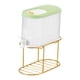 thumbnail image 1 of Dispensador De Bebidas Heladas De 4 Litros De Gran Capacidad Con Soporte Para Fiestas, Bodas, Barbacoas, Color Verde, 1 of 3