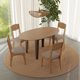 thumbnail image 1 of Juego Comedor Tm70 Plegable + 4 Sillas Castaño - Café, 1 of 6