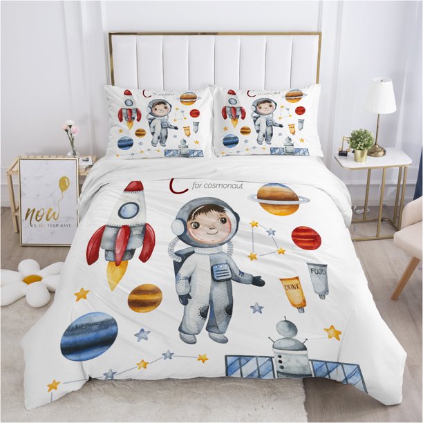v2405 Bed Sheets Children Bedding Set for Kids Baby Child x x Quilt/Blanket Duvet Cover Set Pillowcase Bed linens Single Pink Cat 3-Piece Bedding Set (1 Duvet Cover + 2 Pillow Shams) Bed Sheets ju2405