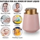 thumbnail image 5 of Dispensador de jabón de manos en loción de cerámica, fácil de presionar, dispensador de desinfectante de manos para baño recargable, 5 of 5