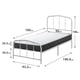 thumbnail image 2 of Cama Heidi Zinus Colchon Resortes Pocket 20cms 1 Plaza, 2 of 6