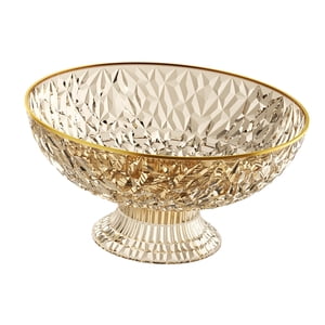 Bothyi - Frutero Redondo Colador De Verduras Cesta Grande Para Encimera Panes Aperitivos Amarillo