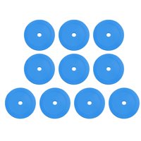 Ioensy - 10 Uds. Marcadores De Punto De Entrenamiento Antideslizantes De Conos Planos Para Boxeo, Béisbol, Fútbol, Azul