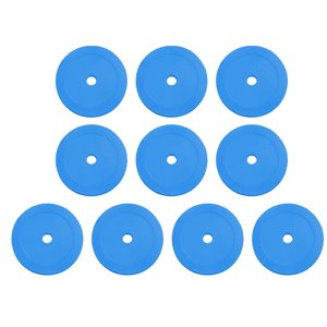 Ioensy - 10 Uds. Marcadores De Punto De Entrenamiento Antideslizantes De Conos Planos Para Boxeo, Béisbol, Fútbol, Azul