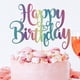 thumbnail image 3 of Decoración para tartas FMIyuneEA, color degradado, feliz cumpleaños, 3 of 7