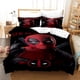 thumbnail image 1 of Dead-pool 3 PCS Comforter Set with 2 Pillowcases,Deadpoo-l Bedding Set Sheet Set for Kids Adults,All Season Lightweight, 1 of 5
