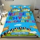 thumbnail image 1 of Rimas Infantiles Conjunto de sábanas temático, trío de piezas, cómodo y amigable con la piel, diseño único, regalo de decoración para el hogar para familiares, amigos y fans,140cm *210cm, 1 of 6