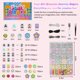 thumbnail image 3 of Kit de cuentas Lynnmos 2400 piezas, 55 colores, joyería DIY, 3 of 6
