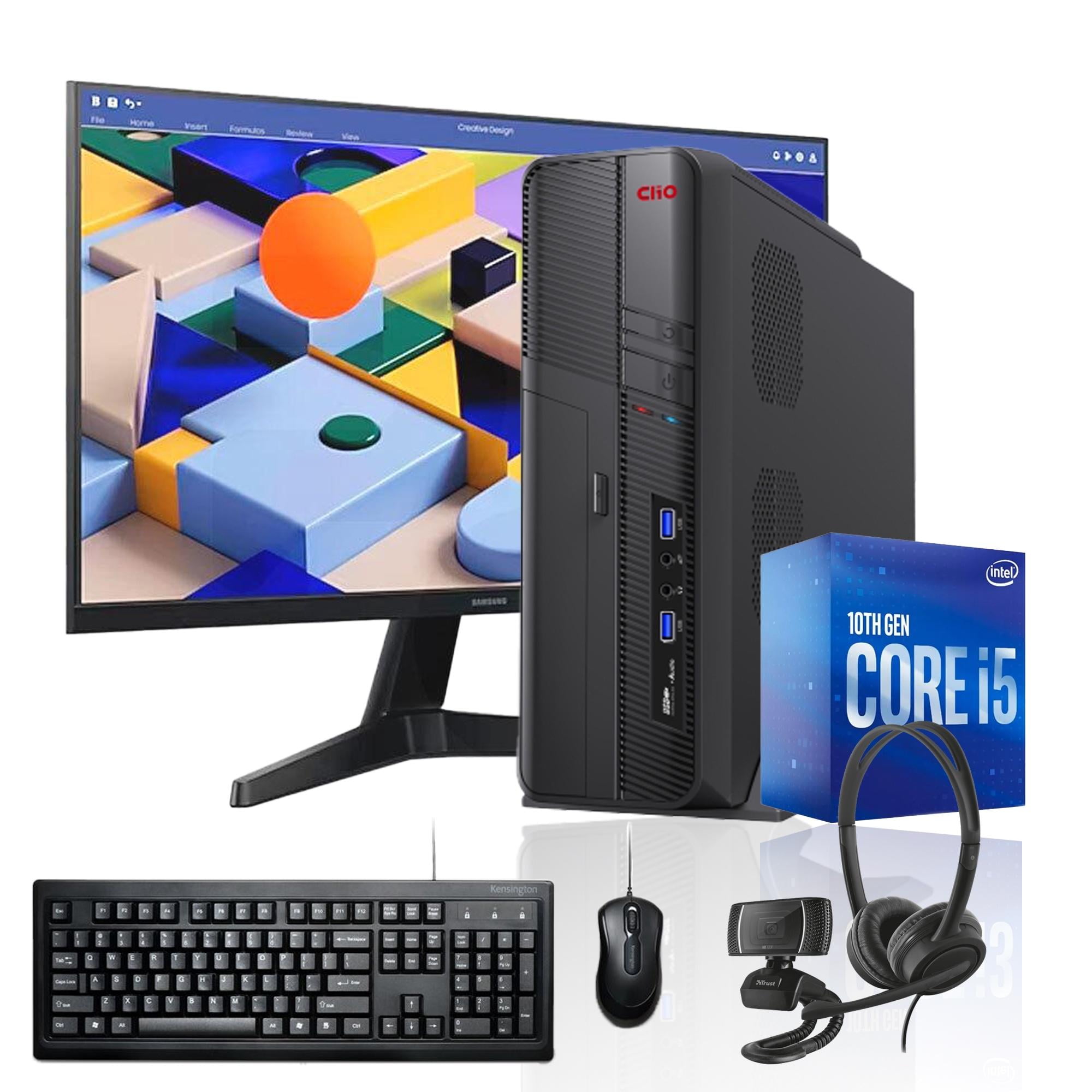 Pc Slim + Monitor 24 + Perif: Intel Core I5 8Gb 500Gb Uhd 630 Wifi