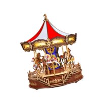 Magideal - Caja De Música Con Diseño De Carrusel, Caja De Música De Cuerda, Bonito Adorno, Estatuilla Musical Giratoria Para Niños, Mamá, Hija, Niñas, Regalos De