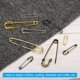 thumbnail image 5 of Uxcell Alfileres de Seguridad 2.95 pulgadas Alfileres de Costura de Metal Grandes Tono Dorado 20Pcs, 5 of 5
