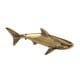 thumbnail image 4 of Escultura de tiburón de cobre, pequeño recuerdo de fiesta, artesanía, decoración del hogar, figura de animal marino de latón para mesa, sala de estar,, 4 of 5