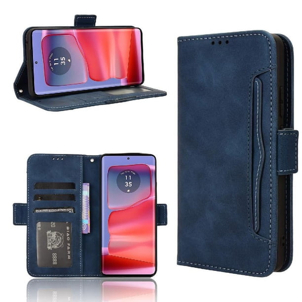 Funda Tipo Billetera FOXDOCK para Motorola Edge 50 Pro 5G – Tapa Flip con Tarjetero