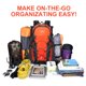 thumbnail image 5 of Mochila IX INOXTO 40L Impermeable Naranja, 5 of 6