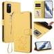 thumbnail image 2 of Samsung Galaxy S20 Funda Billetera con Ranuras para Tarjetas, Amarillo, 2 of 6
