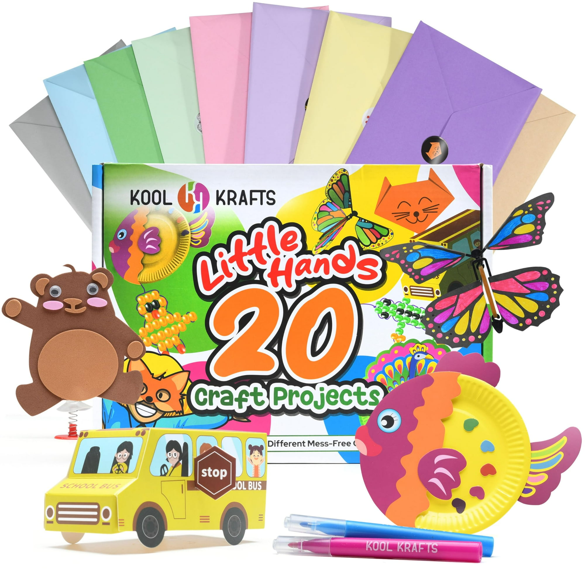 Kit De Manualidades Kool Krafts Little Hands 20 Proyectos 4-8