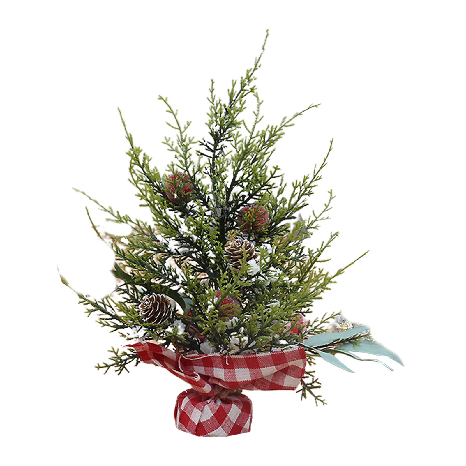 Bothyi - Mini Árbol De Navidad Artificial, Adorno Navideño Para Bares Navideños, Dormitorio