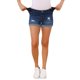 thumbnail image 1 of INSPIRE CHIC Pantalones Cortos de Maternidad para Mujeres con Cintura Elástica sobre el Vientre Mini Shorts de Verano para Embarazo L Azul Denim, 1 of 6