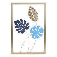 Genérico - Cuadro Decorativo 20X30 Cm Dorado Oscuro