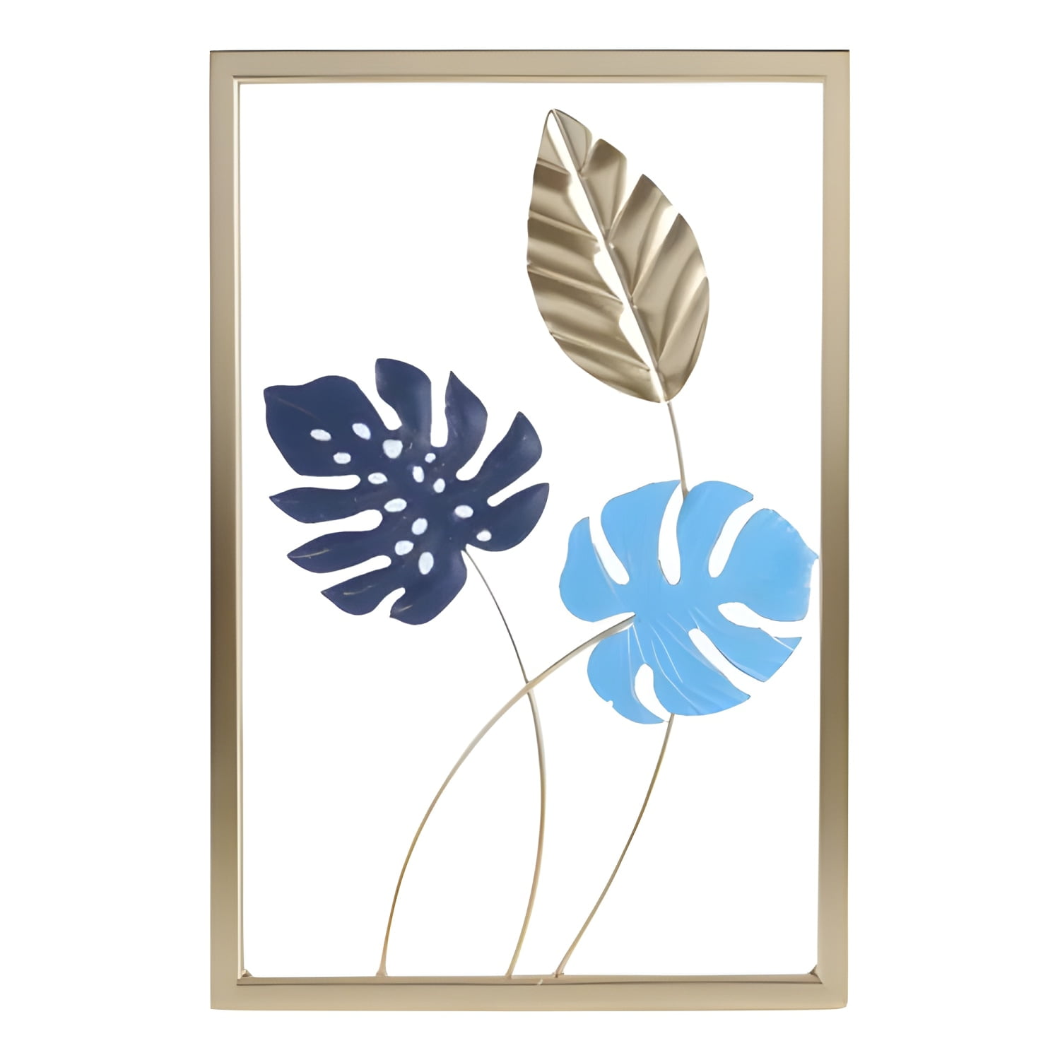 Genérico - Cuadro Decorativo 20x30 Cm Dorado Oscuro