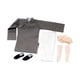 thumbnail image 2 of Ropa De Kungfú Chino A Escala 1/6 Gris Para Figura De Acción Masculina De 12 Pulgadas, 2 of 3