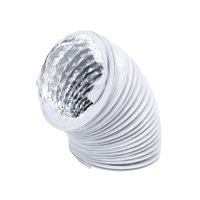 Bothyi - Manguera De Ventilación De Aire De 19 Pies De Largo, Conducto De Ventilación De Secador Para Campanas Extractoras, Escape De Ventilación De Ventilador De 5,91 Pulgadas