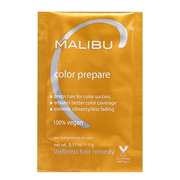 Malibu C Color Prepare Remedio Capilar de Bienestar (1 Paquete) - E