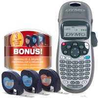 Máquina Portátil Label Maker Dymo 100H Letratag Con Cintas De Etiquetas De 3 Litros