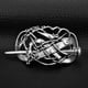 thumbnail image 1 of Viking Celtic Hair Clips - Silver Knotted Hairpin for Ladies & Women, 1 of 5