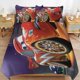 thumbnail image 4 of Cars Piston Cup Circuit Blue, Red, Lightning McQueen And Mater 3 Piece Toddler Thickening Bed Set - Comforter, 4 of 5
