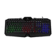 thumbnail image 2 of Teclado Onset T1026 membrana gamer rgb español negro, 2 of 3