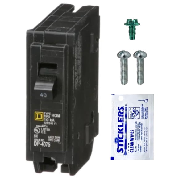 Interruptor termomagnético FalconSupply Square D Homeline 40 A 120 V 1 polo