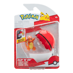 Figura De Batalla De Charmander 5 Cm Con Pokebola Pokemon