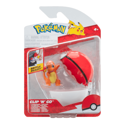 Figura De Batalla De Charmander 5 Cm Con Pokebola Pokemon