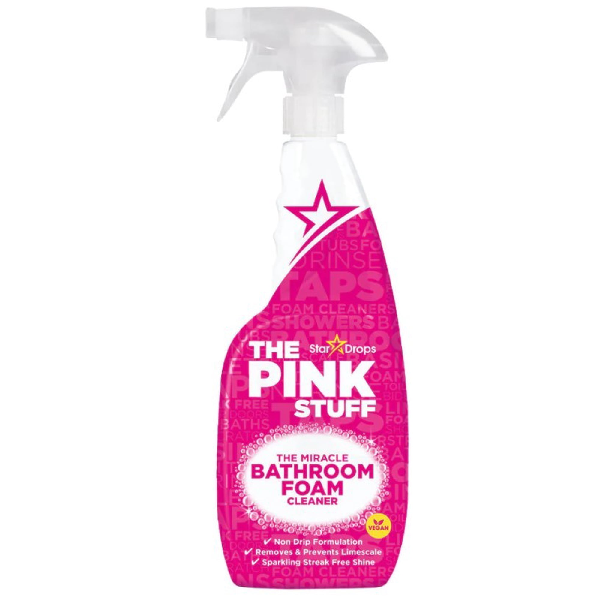 Limpiador Baño Espuma Desinfectante Botella Gatillo 750 ml The Pink Stuff